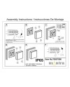 BACHELOR * PLAFÓN/APLIQUE EXTERIOR GRIS OSCURO LED IP65 - 14W - 3000K